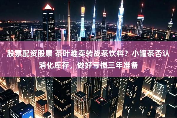 股票配资股票 茶叶难卖转战茶饮料？小罐茶否认消化库存，做好亏损三年准备